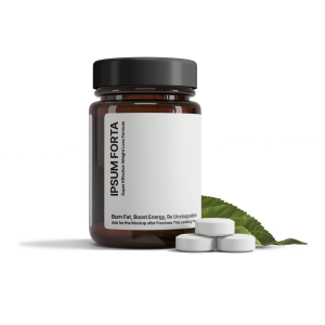 Medicine Bottle from the landing page created by divi.expert